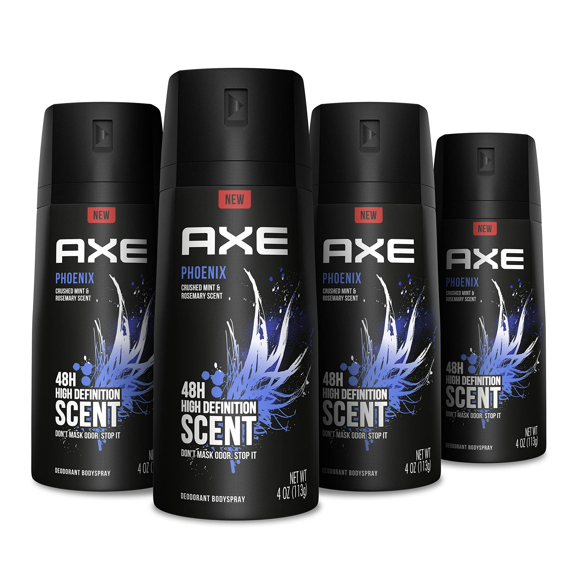 Desodorante Corporal En Aerosol Axe Phoenix Para Hombre, 120 Ml (paquete De 4)