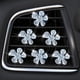 thumbnail image 1 of Clips de ventilación con flores brillantes, 6 piezas de margaritas bonitas para ambientadores de coche, clips de ventilación, difusor de coche, decoración interior de coche con diamantes de imitación,, 1 of 7