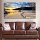 thumbnail image 2 of 1pc, Canvas Painting, Sunrise And Snow Scenery Landscape Oil Painting Wall Art Decor, For Living Room Wall Decor, Bedroom Wall Decor, Canvas Wall Art Decor, No Frame, 2 of 4