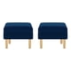 thumbnail image 1 of Set Pouf Sky 1c Felpa 05 Azul Marino, 1 of 4