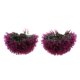 thumbnail image 3 of bola de topiary artificial bola decorativa pantalones de jardín decoración del hogar púrpura 34cm, 3 of 3