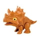thumbnail image 5 of Juguete De Dinosaurio Con Dedos Mordedores Con Articulaciones Flexibles Figura De Acción Para Accesorios Triceratops Marrón Para Niños, 5 of 5