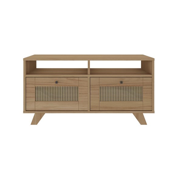 Mesa De Centro Trama Rectangular Roble