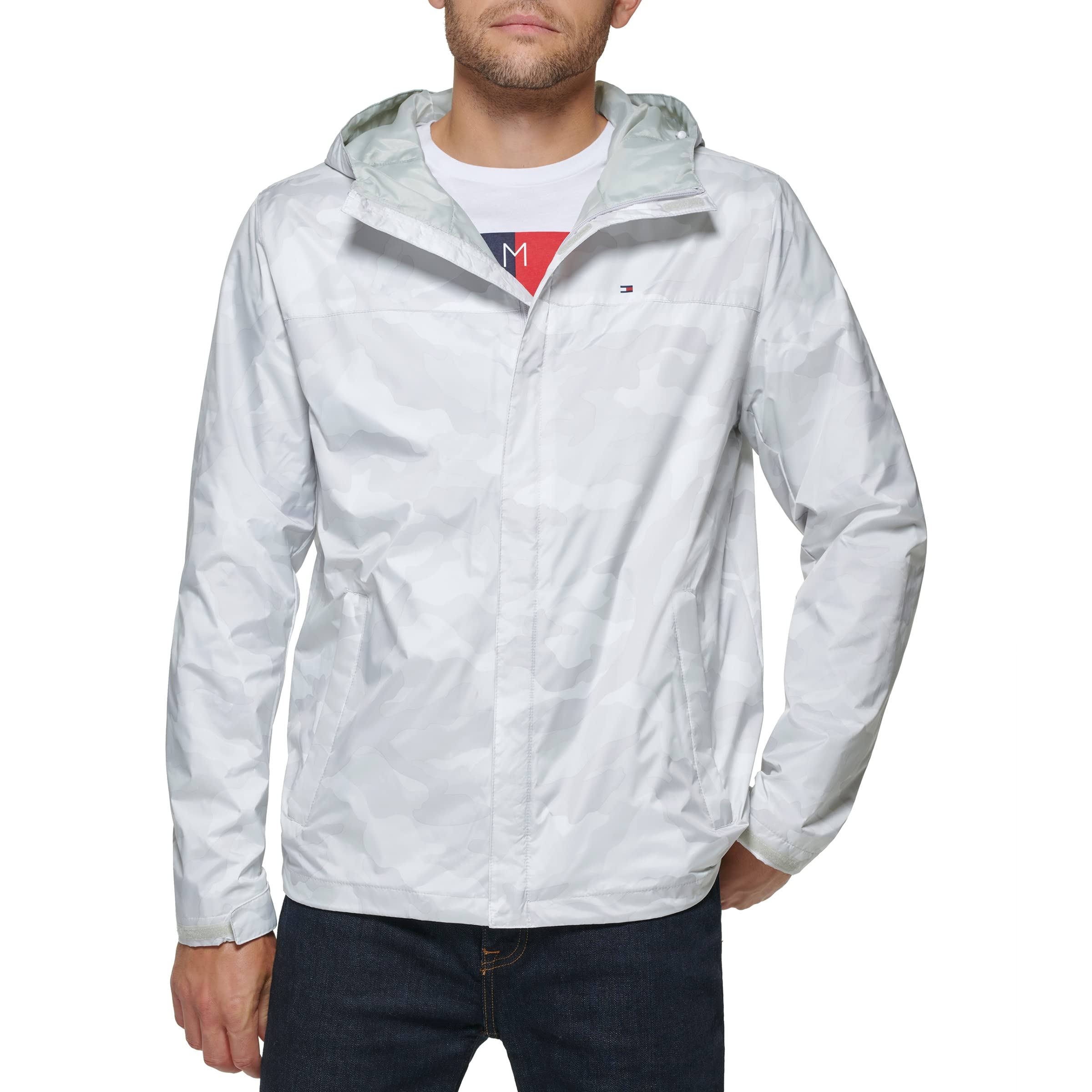 Chaqueta Tommy Hilfiger Ligera E Impermeable Ice Camo