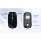 thumbnail image 5 of Mouse inalámbrico WREANU de doble modo, recargable, LED, negro, 5 of 7