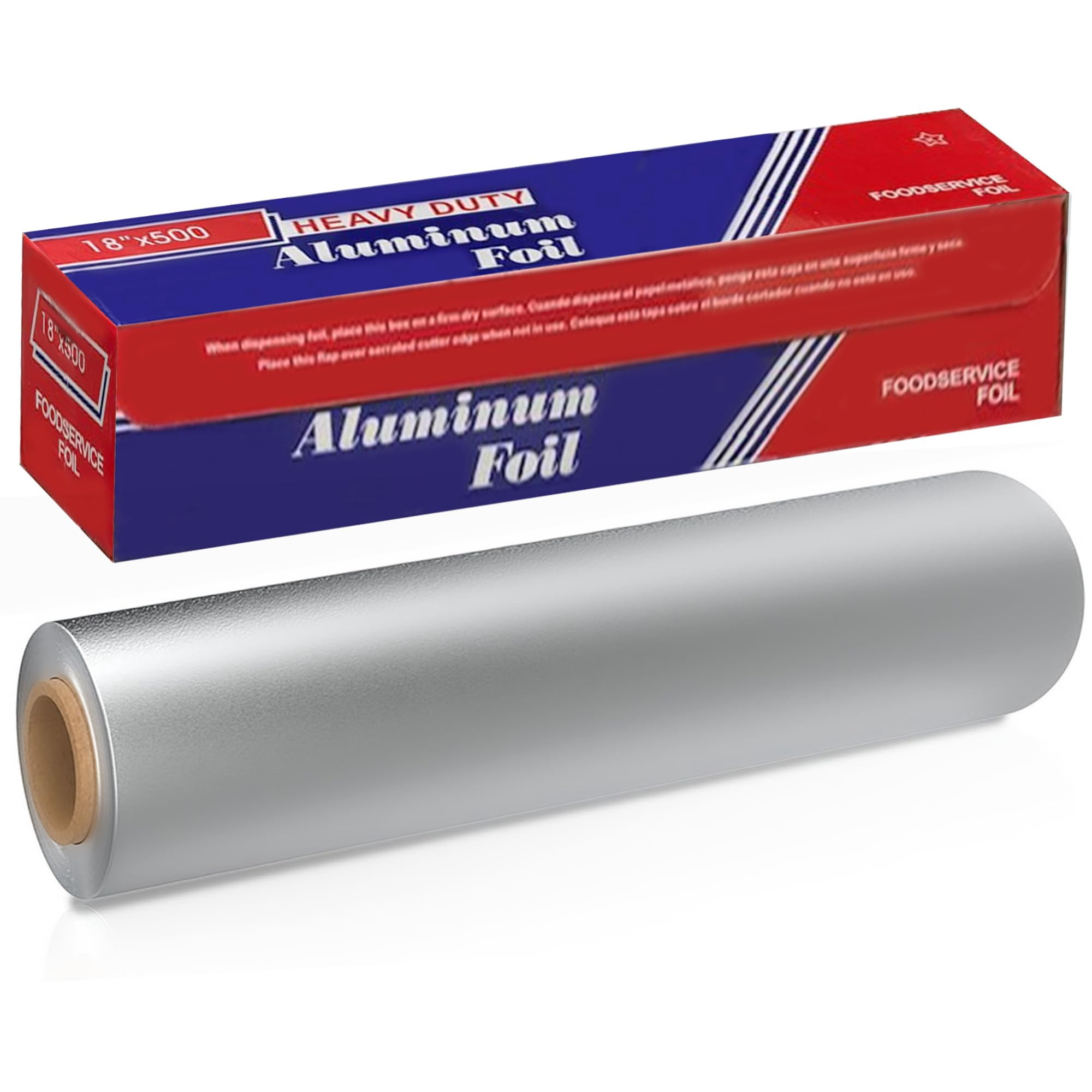 Rollo De Papel De Aluminio Ox Plastics, 45 Cm X 152 M, Resistente, 1 Paquete