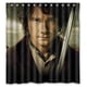 thumbnail image 1 of Cortina de ducha con diseño de Bilbo Bolsón de El Hobbit, juego de cortinas de baño con ganchos, tamaño 66 x 72 pulgadas, 1 of 3