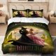 thumbnail image 1 of 3pcs Witch Magic Bad Witch Duel Print Bedding Set 100% Polyester, 1 of 1