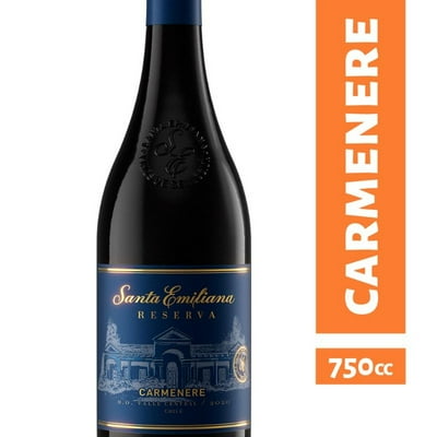 Vino Tinto Emiliana Reserva Carmenere Botella