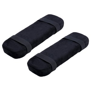 Magideal - Almohadilla Para Reposabrazos De 2 Piezas Parte Inferior Antideslizante Espuma Viscoelástica Extraíble Almohada Ergonómica Para El Codo Almohadilla