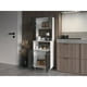 thumbnail image 2 of Mueble Para Microondas Kitchen-54 Blanco Y Wengue 160x54x35 Cm, 2 of 18