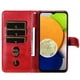 thumbnail image 5 of Funda con Cremallera para Samsung Galaxy A03, Carcasa Cartera de Cuero PU con Soporte y Tarjetero, 5 of 6