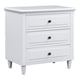 thumbnail image 3 of U_STYLE 28''painted Nightstand with 3 Drawers and Smooth Gliding Rails ,Simple Bedside Cabinet with Metal handle, Minimalist Sofa Side Table with rubber legs for Bedroom Sofa Couch Office, 3 of 3