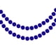 thumbnail image 1 of Uxcell 2 piezas de guirnalda de bolas de fieltro azul Pom Pom Guirnalda de bolas colgantes 7.55 pies de largo 20 bolas para Navidad, 1 of 6