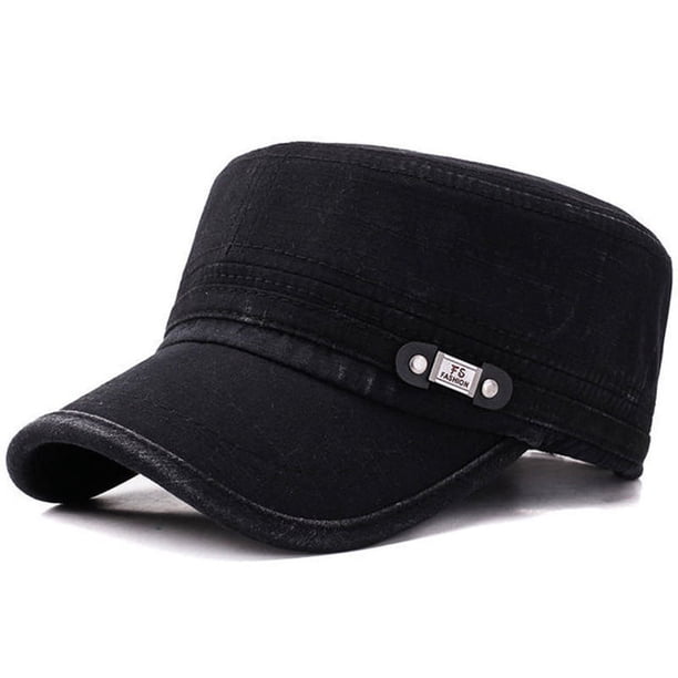Men's Casual Flat Top Cotton Blend Baseball Cap
