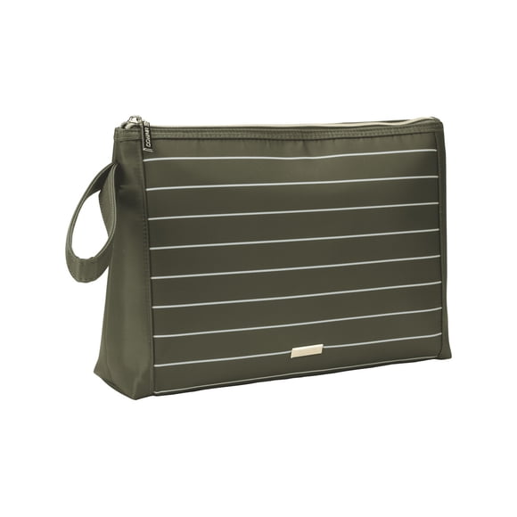 Neceser Conair Verde Rayado 8in Poliaster Viaje