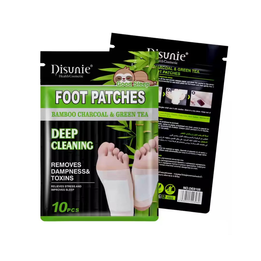 Disunie - Parches Para Pies Bambú Y Té Verde (10 Unidades)