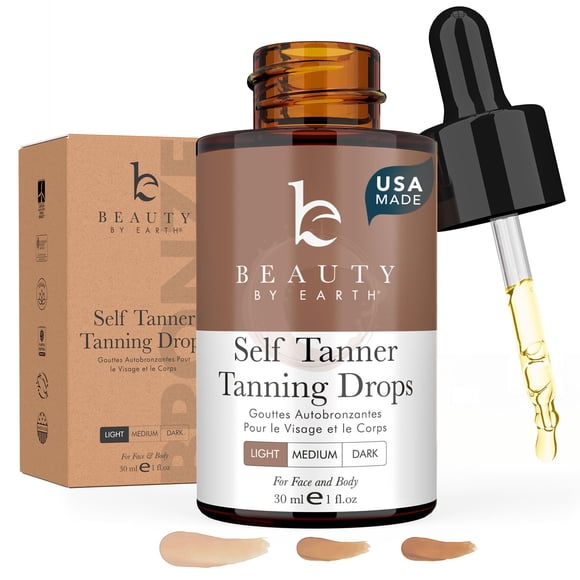 Autobronceador Drops Beauty by Earth para rostro y cuerpo