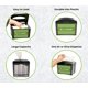 thumbnail image 4 of Dispensador de servilletas de sobremesa Alpine, plegable, con soporte para condimentos, 4 of 9