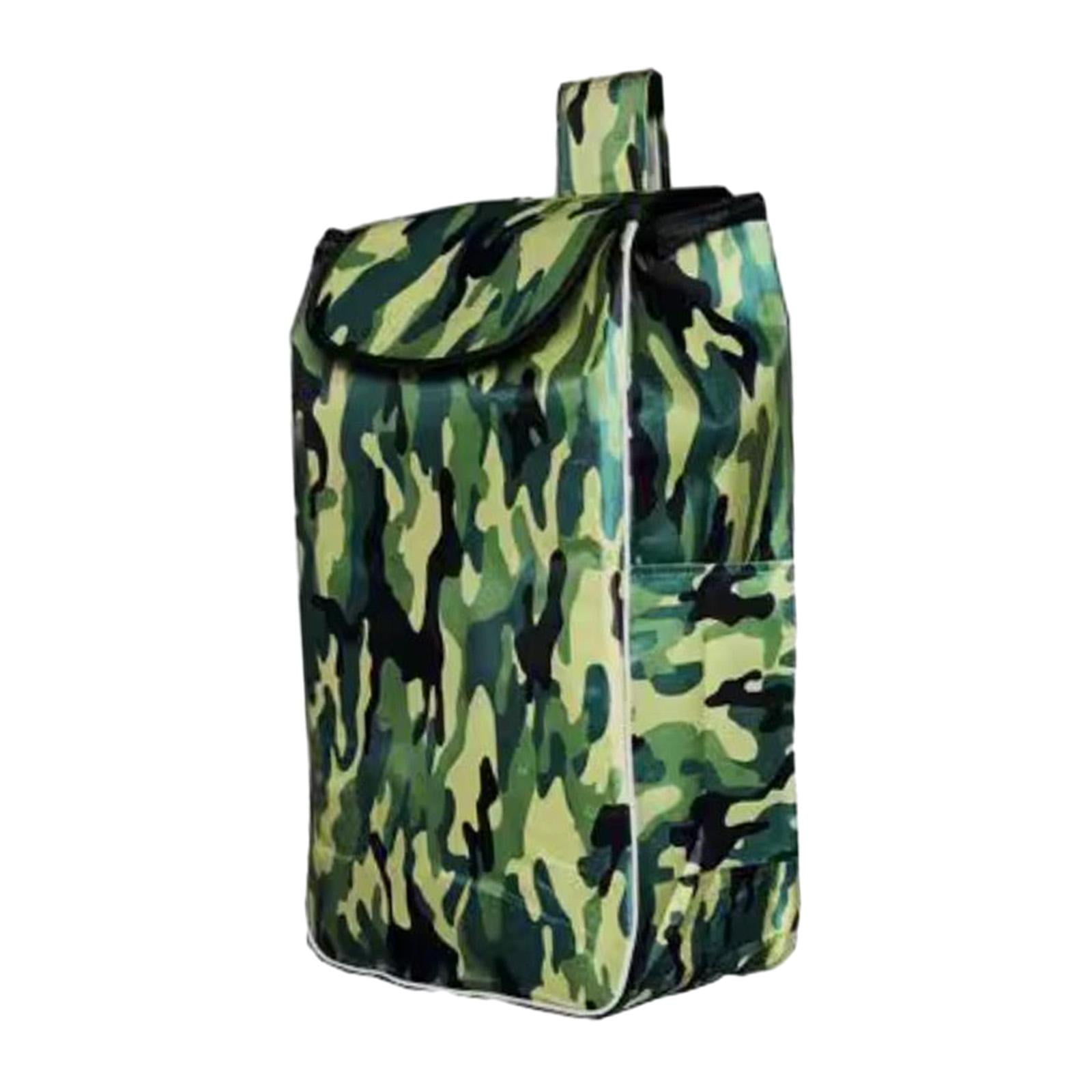 Ioensy - Bolsa De Compras Plegable, Bolsa Con Carrito Para Uso General, Carrito De Mano Plegable, Estilo A