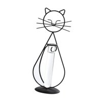 Bothyi - Macetero De Cristal De Escritorio, Florero, Estación De Propagación De Plantas Moderna Para Amantes De Las Plantas, Gato