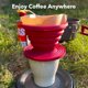 thumbnail image 3 of Gotero para café Attsky, plegable, para acampar, rojo, x2, 3 of 7