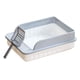 thumbnail image 1 of Caja de arena para gatos Bedpan Caja de arena para gatos de cara alta Fácil de limpiar Bandeja de arena portátil para mascotas para gatos de interior, 1 of 5
