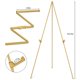 thumbnail image 3 of Soporte caballete para artista abitcha 160 cm plegable tipo trípode dorado, 3 of 7