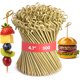thumbnail image 1 of GUSTO 4.75 Inch Bamboo Cocktail Picks 500 Count Fancy Knot, 1 of 3