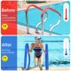 thumbnail image 4 of Cubierta para pasamanos de piscina de 8 pies, azul, de neopreno con cierre, 4 of 7