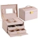thumbnail image 1 of Joyero Organizador Rosa 3 Niveles Con Llave Y Espejo Delux, 1 of 5