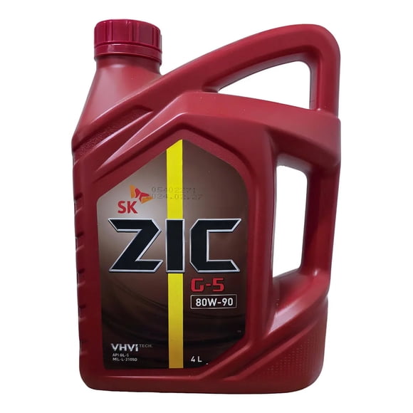 Aceite Transmisión Manual Zic 80w90 gl-5 Vhvi-tech 4l Líquido Mineral