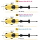 thumbnail image 5 of Expansor de zapatos eachway ajustable para hombre y mujer, color amarillo, paquete de 2, 5 of 7
