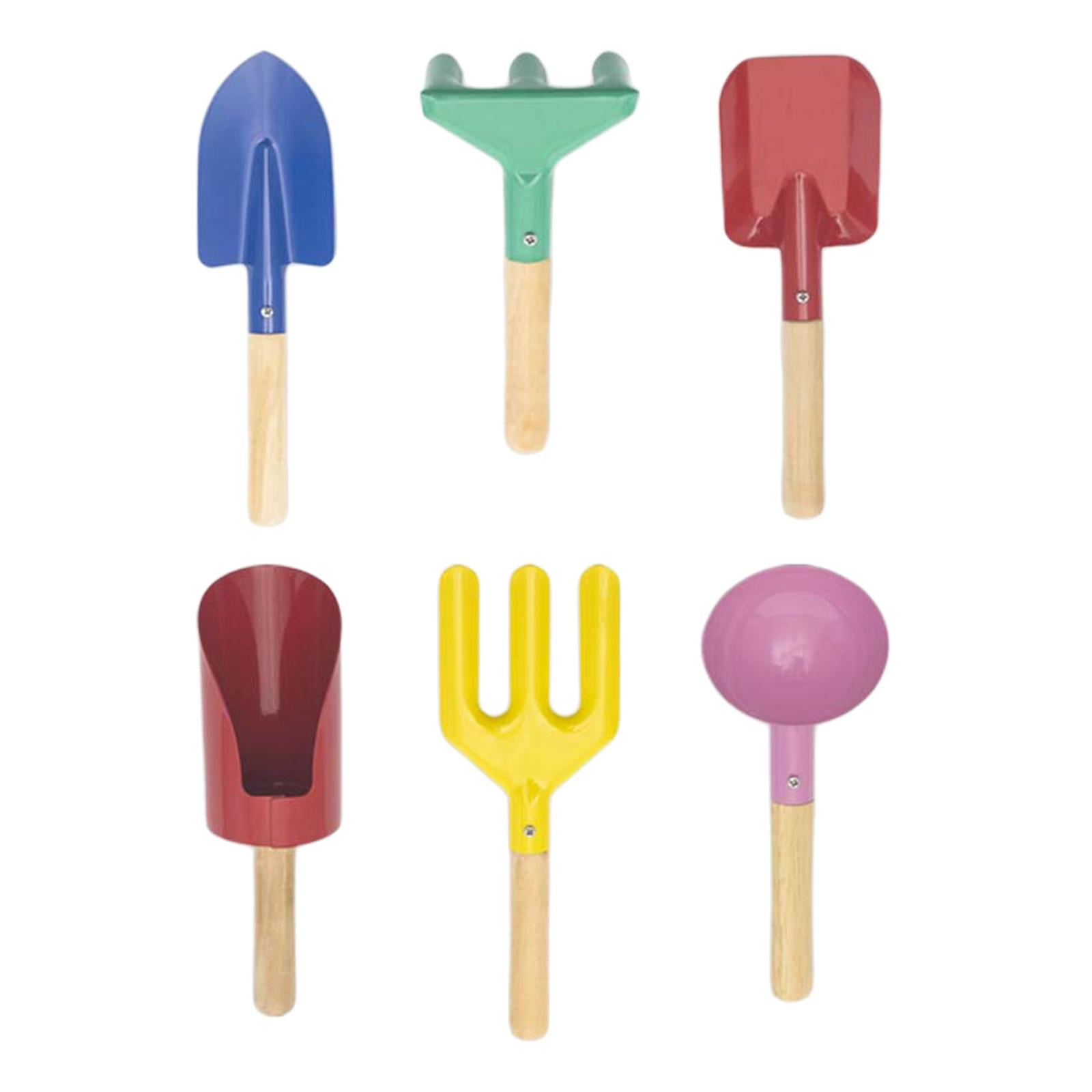 Ioensy - 6x Juego De Herramientas De Jardinería Para Niños, Herramienta De Trasplante De Bonsái Para El Hogar, Juguete Para Niños