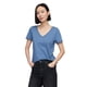 thumbnail image 1 of Camiseta GAP con cuello en V favorita para mujer, Bainbridge Blue XL, 1 of 4