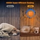 thumbnail image 2 of Calentador para casa de perro TURBRO Neighborhood, 400 W, soporte de pared, azul, 2 of 8