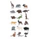 thumbnail image 2 of 18 Uds. Animales Salvajes Realistas Juguete Animales De Plástico Mundo Zoo Modelo Adornos, 2 of 5
