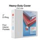 thumbnail image 3 of View Binder Staples Heavy-Duty, 4 pulgadas, 3 anillas, 4 anillas, 4 unidades, 4 unidades, 3 of 8