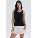 thumbnail image 1 of Polera Mujer Rib Lisa Negro - lll, 1 of 4