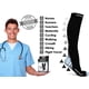 thumbnail image 5 of Calcetines de compresión Physix Gear para hombre y mujer de 20 a 30 mm Hg, color gris, 5 of 7