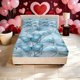thumbnail image 1 of Light Blue Floral Butterfly Elegant Printed Fitted Sheet Set a Practical Set Made of Soft and Comfortable Material for a Cozy Sleep Experience Fits Various Bed, 1 of 1