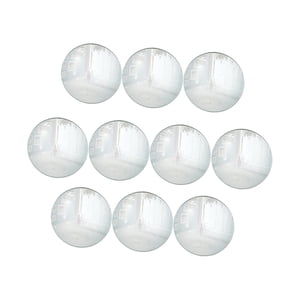 Bothyi - 10 Bandejas Decorativas Con Espejo Para Exhibir Velas, Ideales Para Proyectos De Manualidades Y Tocador, Color Plateado.