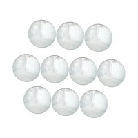 Bothyi - 10 Bandejas Decorativas Con Espejo Para Exhibir Velas, Ideales Para Proyectos De Manualidades Y Tocador, Color Plateado.