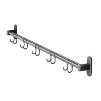 Bothyi - Riel De Cocina, Olla, Tapa, Estante, Organizador De Almacenamiento Para Cocina, Baño, 70Cm