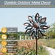 thumbnail image 3 of Wind Spinners Cyan Oasis Yard Garden con luces solares, 3 of 7