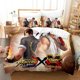 thumbnail image 1 of ing Anime The Of Fighter Bedding Set Boys Girls Twin Size Duvet Cover Pillowcase Bed Kids Adult Home Textile Bed Sheets, 1 of 5
