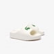 thumbnail image 3 of Sandalias Lacoste Serve Slide 1.0 para mujer blanco/verde talla 10, 3 of 7