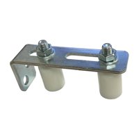 Bothyi - Soporte Para Puerta Corrediza Enrollable Para Valla De Jardín, Repuesto De Accesorio Blanco