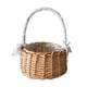 thumbnail image 2 of Cesta De Almacenamiento Rústica Hecha A Mano De Ratán Para Flores De Boda, Soporte De Mimbre Para Plantas S, 2 of 5