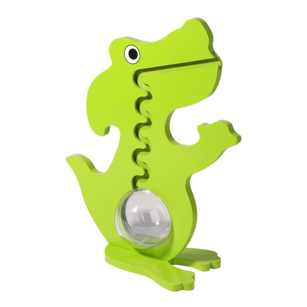 Hucha de madera, adorno creativo, decoración ligera para el hogar, hucha, tarro para ahorrar dinero, para estantería, habitación de niños y dormitorio Dinosaurio